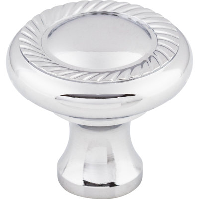 Swirl Cut 1 1/4" Diameter Round Knob