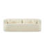 Canapé de 86 po sans os 86 po en chenille, canapé rembourré avec coussins, canapé nuage incurvé sans assemblage avec mousse haute densité, canapé de luxe moderne à 3 places pour appartement-6386320