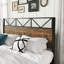Metal Bed With 2 Drawers Industrial Style-1255323340