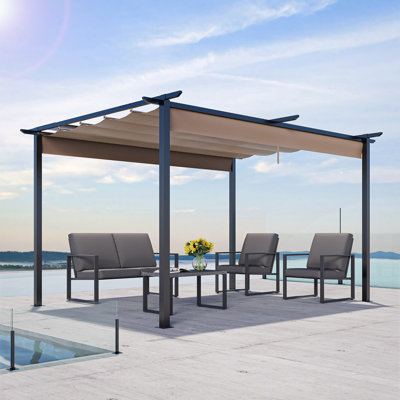 Aluminum Pergola with Canopy