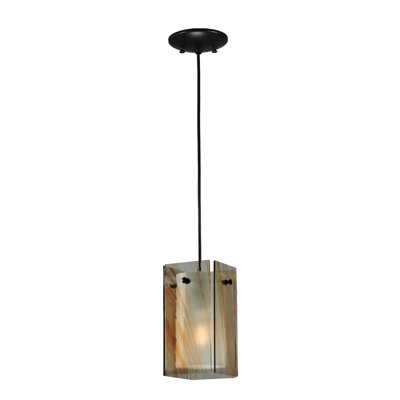 Luminaire suspendu carré à 1 lumière Kaymie