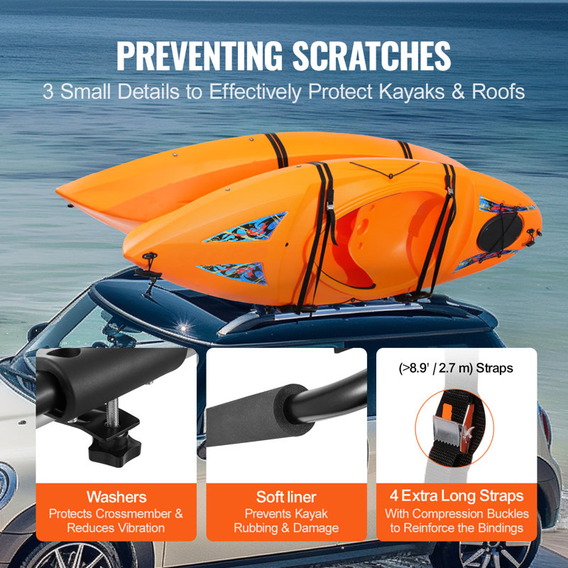 Barre de toit Kayak 1 paire