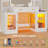 Makeup Vanity With Mirror & Lights, Rgb Cabinets, Vanity Desk With 2 Glass Top Drawers & Power Outlet, For Teen -44694329