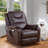 Cooperman Leather Power Recliner Chair-1592189921