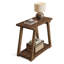 Table d'appoint rustique à 2 niveaux-1690064600
