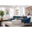 Velvet L-Shaped Sectional-87793263-87793260