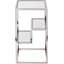Yerkes Glass Top Frame End Table