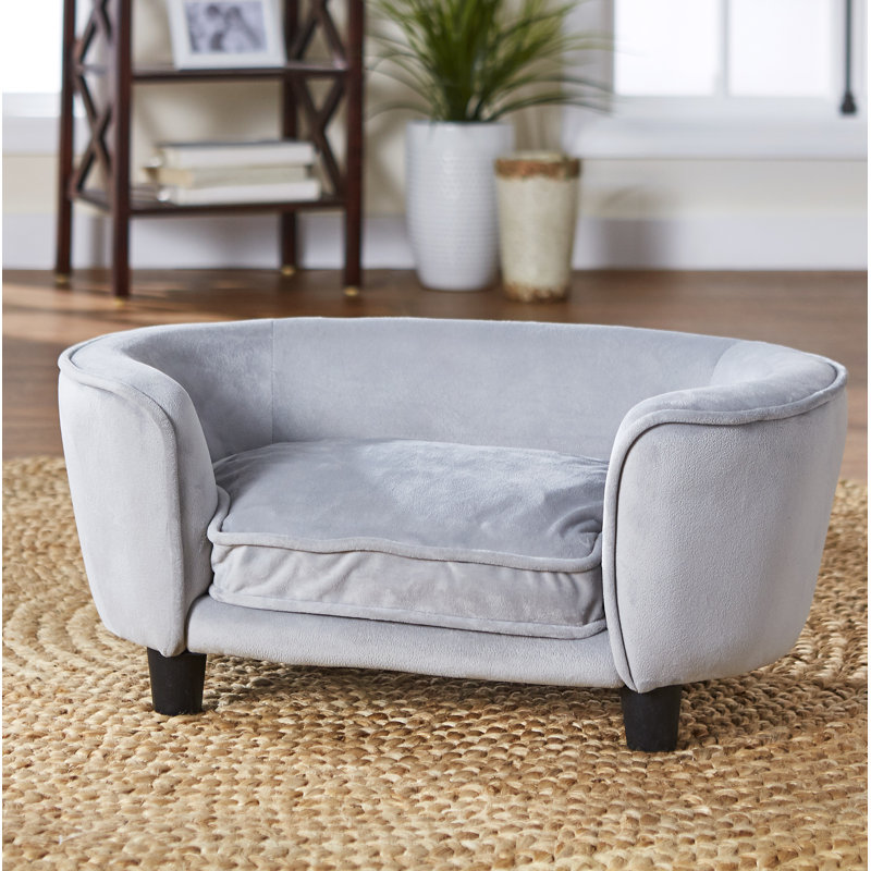Polyester Pet Bed, Light Grey