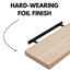 Floating Shelf Wall Shelf Kit, Foiled Finish-10343152-10343155