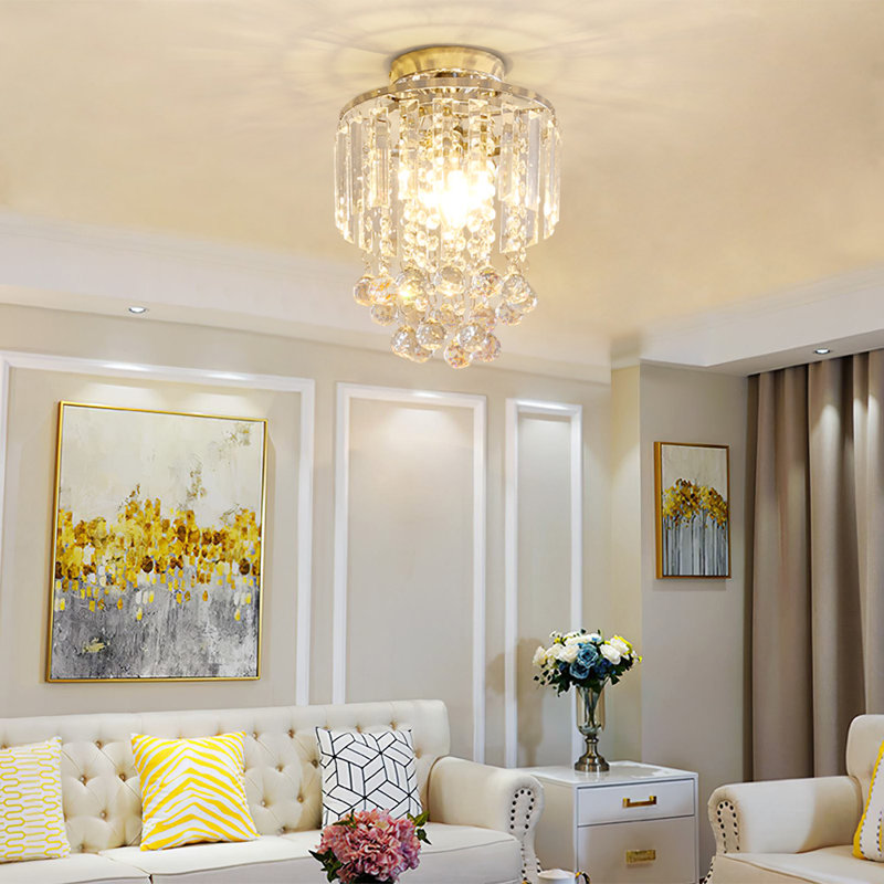 Crystal LED Flush Mount