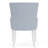 Lana Solid Wood Acrylic Upholstered Dining Armchair