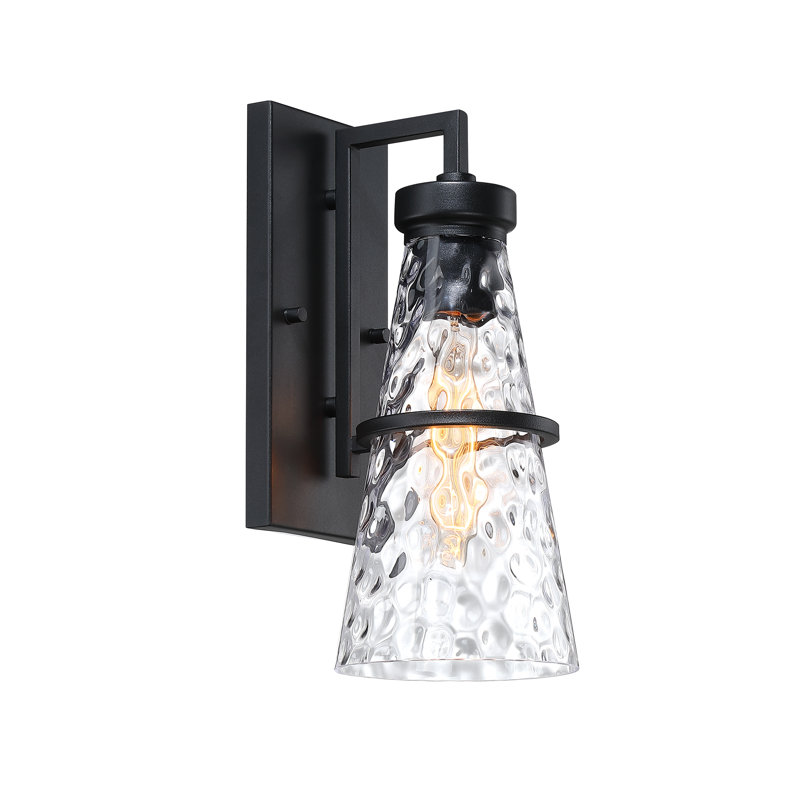 Bushgrove Steel Wall Light, 14" H x 6" W x 7.50" D