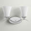 Éclairage pour salle de bain 2 lumières en chrome poli à intensité variable Lavalley-1795796821