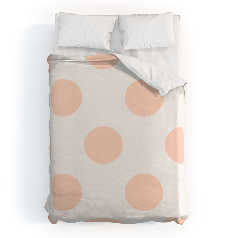 Housse de couette en microfibre, Housse de couette pour lit simple, Pêche
