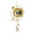 Metal Wall Clock With LED Light-1290585601