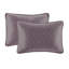 Couvre-lit très grand réversible mauve - avec un design captivant surdimensionné pour une couverture de matelas impeccable.