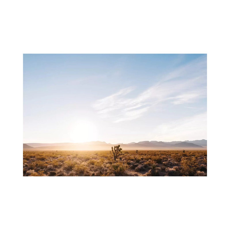 Nevada Desert Sunrise V 1 Piece Wall Art on Canvas, 30.48cm H x 45.72cm W x 1.91cm D, Wrapped Canvas