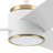 Honeywell Altan 52" White and Brushed Gold Ceiling Fan with Adjustable LED Light-124267454-124267451