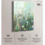 Harmony Green I, art floral abstrait acrylique par Art Remedy, prêt à être accroché-1947257569