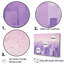 «Lilac Layers Skyscrapers», horizon urbain sur toile-97035519-97035520