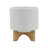 Elegant Chevron Planter With Stand, A Stylish And Functional Addition To Any Space