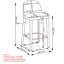 Tabouret de comptoir 26 po Modern-63052596