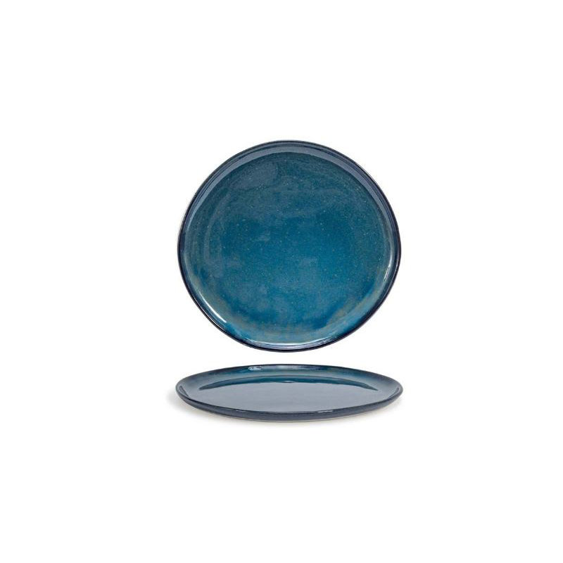Assiette ronde 11 "Artefact® - indigo