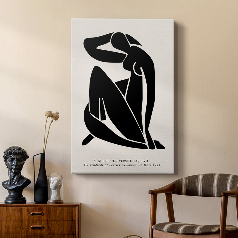 Matisse LVI, reproduction encadrée - galerie Cavas sur mesure, H 18 po x l 12 po