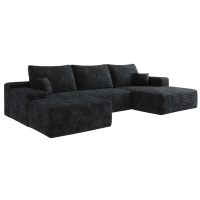 Cloud Modular Sectional Sofa with Ottoman, No Assembly Required