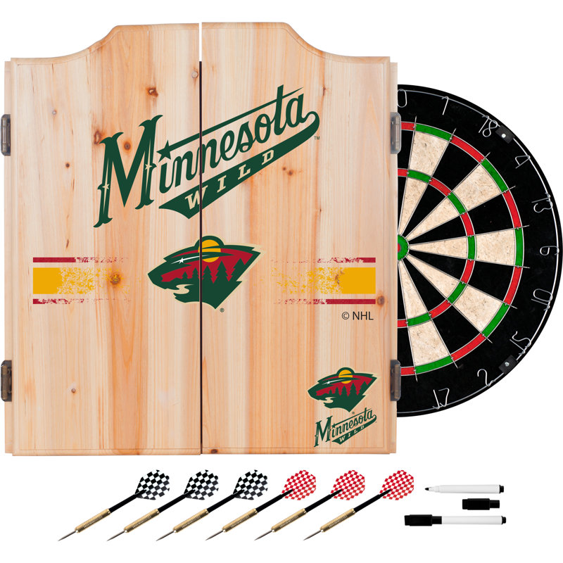 Ensemble de jeu de fléchettes NHL Logo, Minnesota Wild