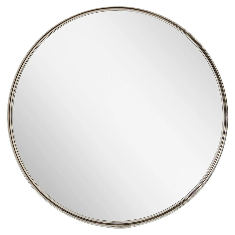 Palora Oval Bathroom Vanity Mirror, Brushed Nickel