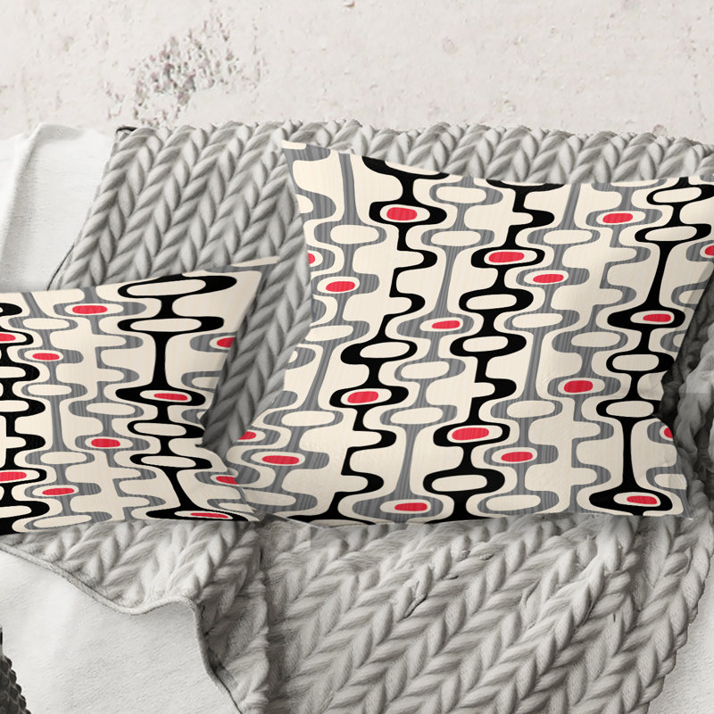 Coussin Retro, 18 po x 18 po