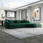 Canapé de luxe en velours moderne de style japonais 126 "126"-81914204