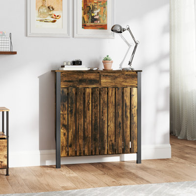 Bartmann Radiator Cover with and Vertical Slats