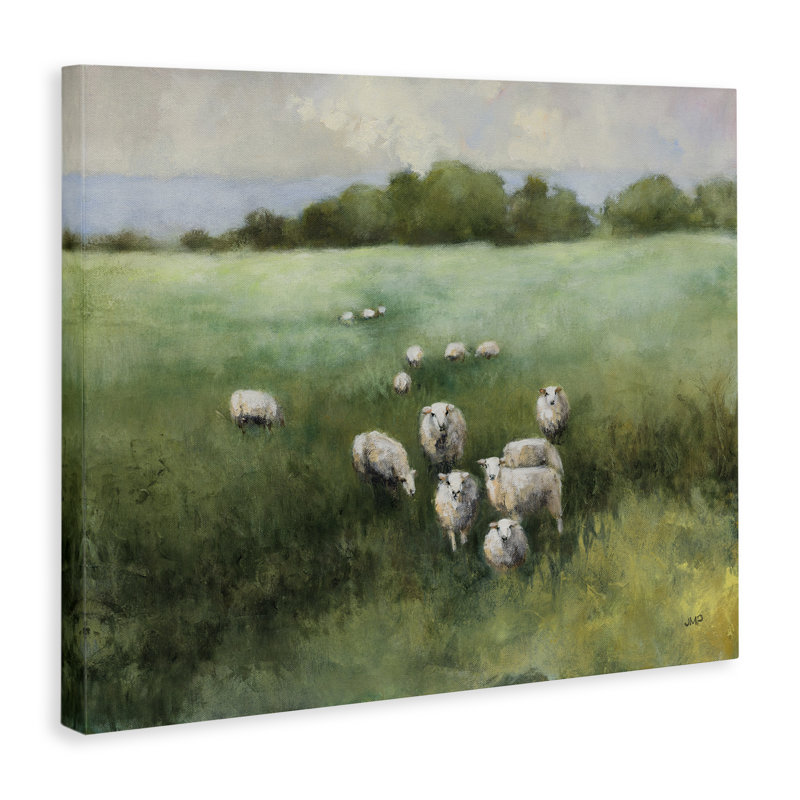 "Field Day Sheep", art mural par Julia Purinton, H 16 po x l 20 po