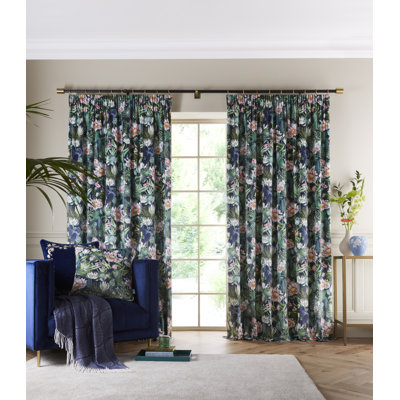 Waterlily Room Darkening Curtain