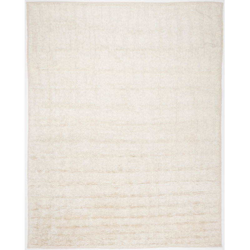 Classics Hand-Knotted Wool Ivory Area Rug