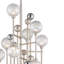 Majorette 12-Light Sputnik Modern Linear Chandelier