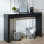 Console en bois avec marchepied