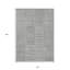 Tapis extérieur lavable à motif géométrique gris et ivoire 10 pi x 14 pi
