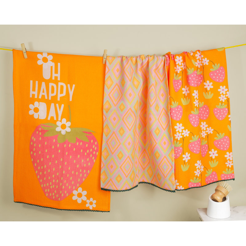 Ensemble de serviettes de cuisine Happy Day