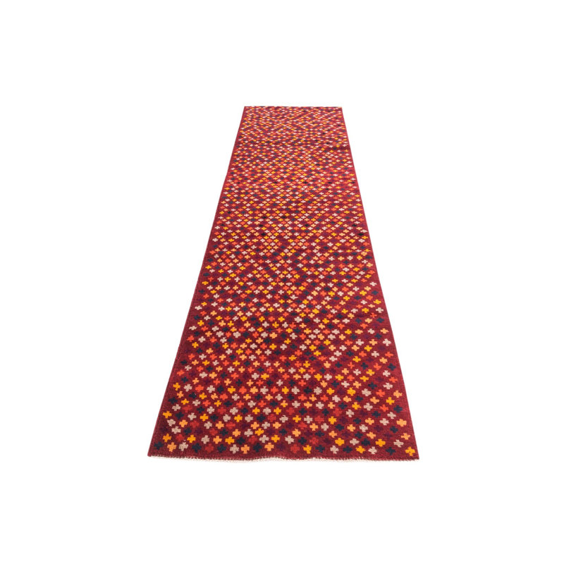 Tapis de couloir rouge Neela