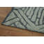 Tapis indien contemporain en laine 6x9