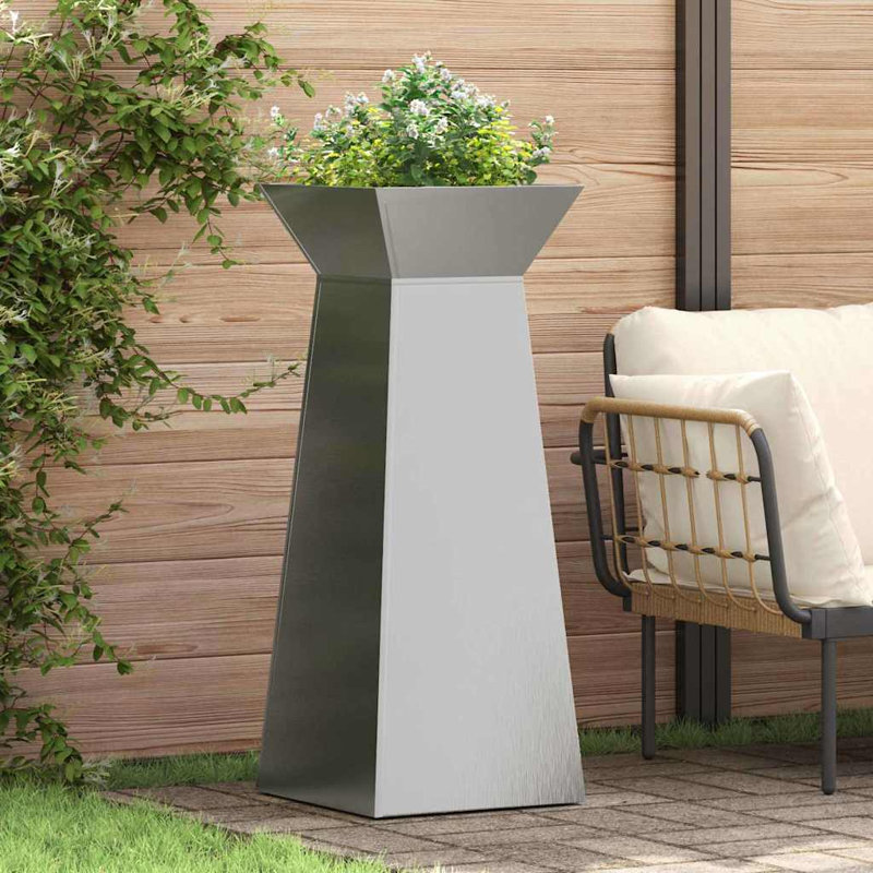 Pillar Planter Garden Outdoor Decor Modern Display Stand Terrace Holder, 100cmH x 40cmW x 40cmD