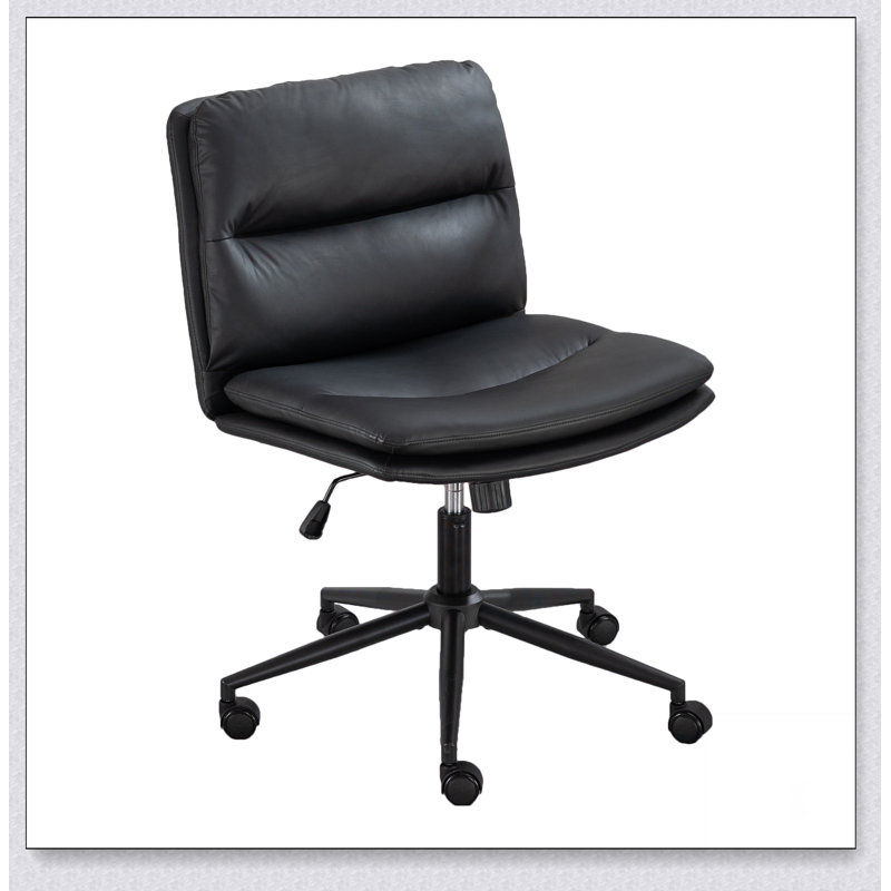 Fauteuil de bureau / chaise de coiffeuse / siège large / pivotant réglable Bizerte , Noir