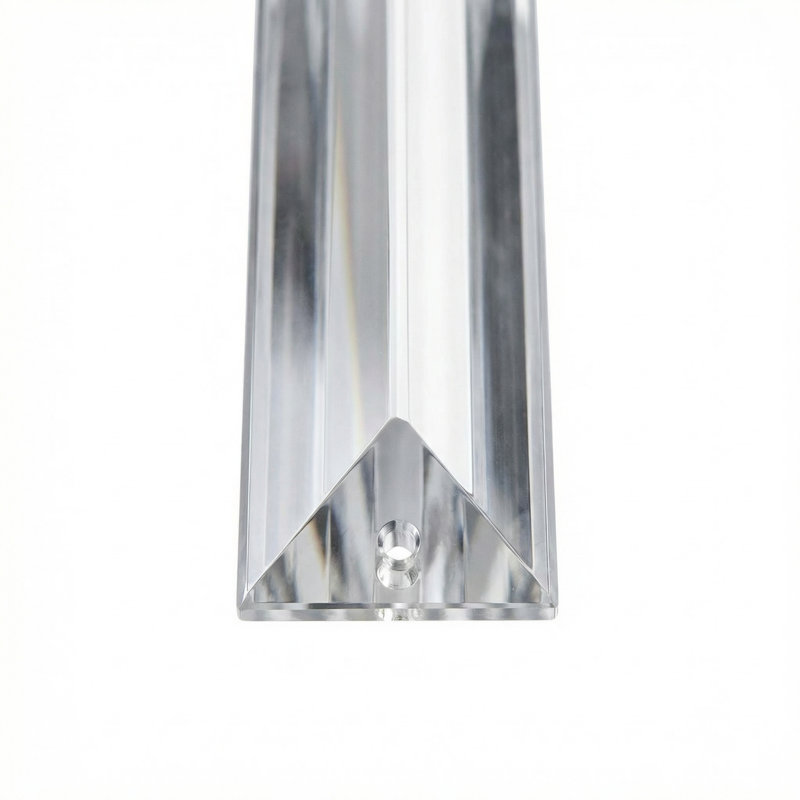 Ensemble de 55 tiges de cristal transparent de qualité supérieure - Longueur : 10 cm (3,94 po) pour des accents décoratifs élégants