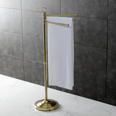 Kingston Brass Vintage Freestanding Triple Towel Rack