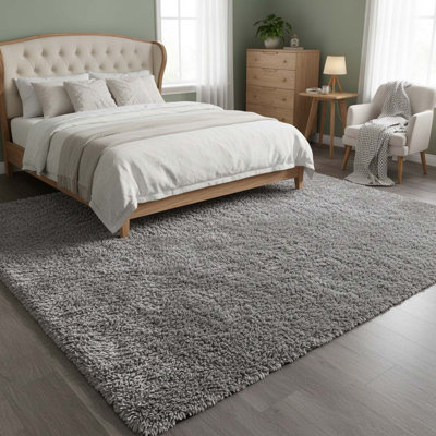 Grand tapis à poils longs 6x9