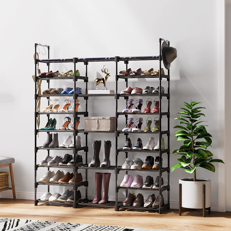 Range-chaussures 55 paires, Noir