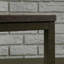 Table d'appoint, finition brune